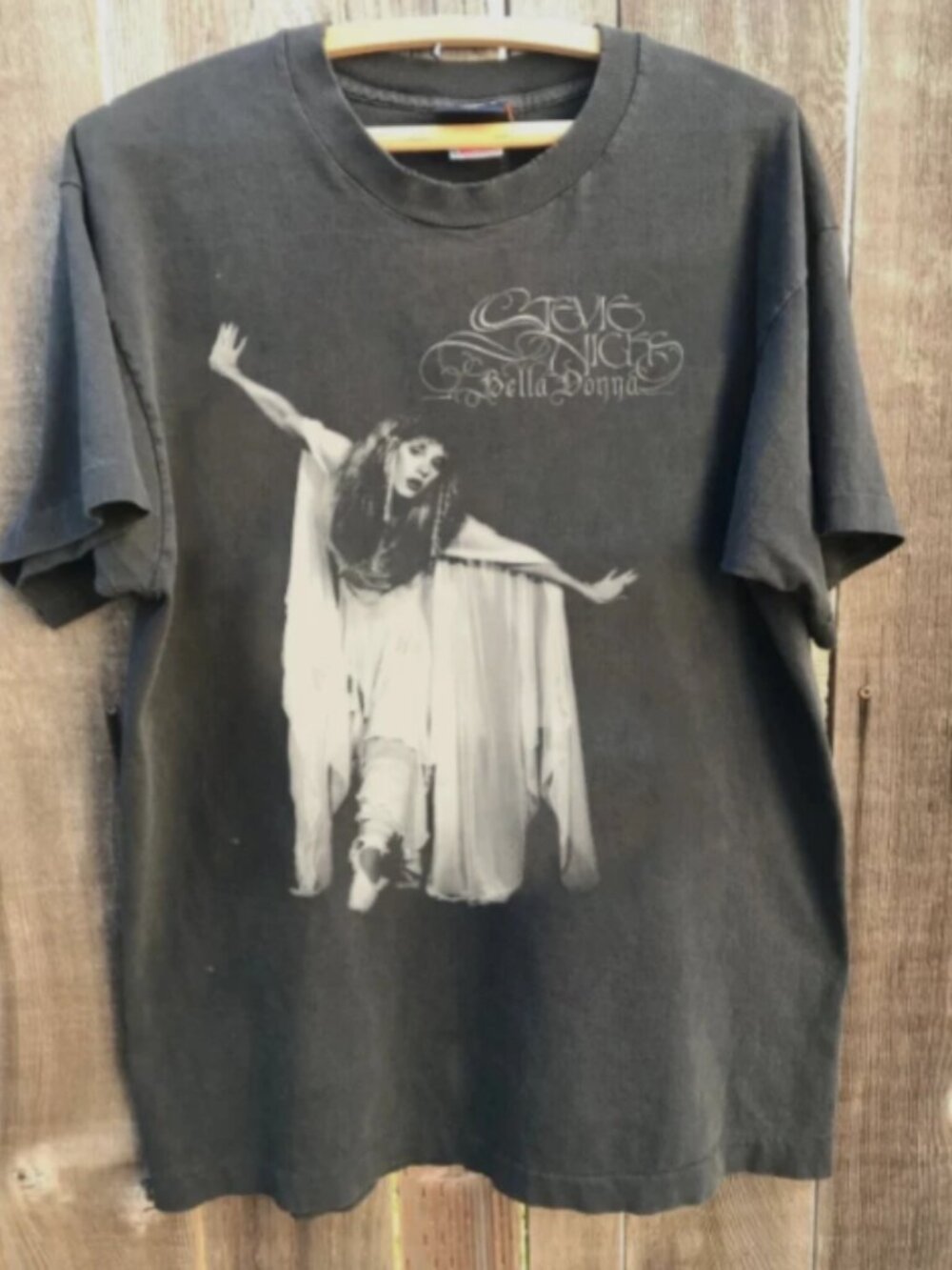 Vintage Stevie Nicks Bella Donna Graphic Tee Retro Rock Band Shirt